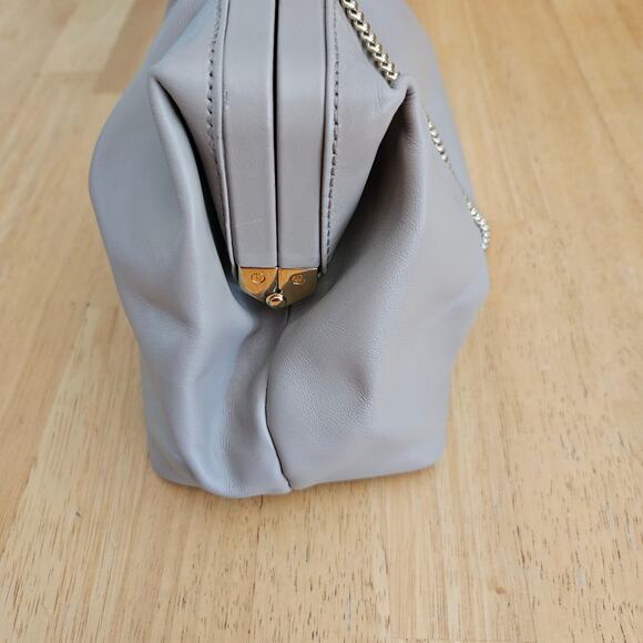 Demellier London Taupe Convertible Clutch Leather  EUC - Picture 7 of 15